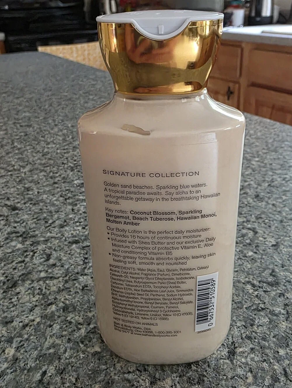 OAHU Coconut Sunset Shea & Vitamin E Body Lotion Bath & Body Lotion Retired - Picture 2 of 3